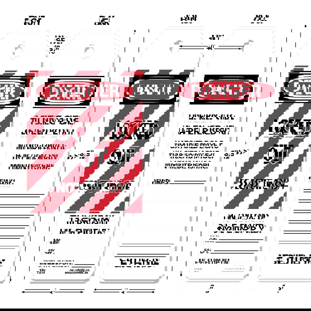 Safety & Facility Tags; Message Type: Lo