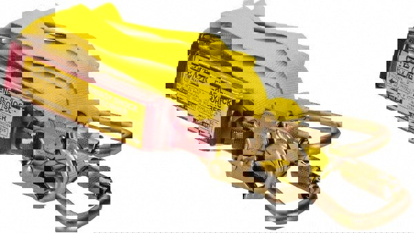 6 Ft. Long, 350 Lbs. Capacity, Double Leg, Polyester Webbing Energy Absorbing Lanyard