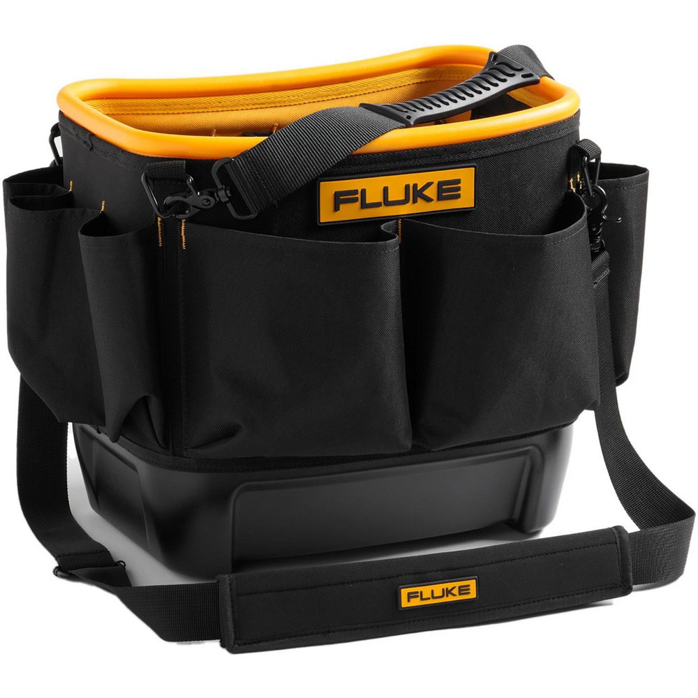 The Fluke TB25 Tool Bucket Organizer Bag is designed to safely carry and protect most Fluke test tools and accessories needed during any job. The TB25 combines the convenience of a tool bag with the structure and rigidity of a tool bucket to give you a ve