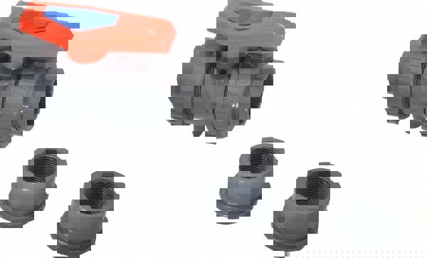 True Union Manual Ball Valve: 1-1/2