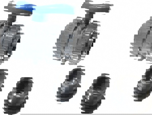 True Union Manual Ball Valve: 2