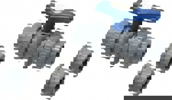 True Union Manual Ball Valve: 1/2