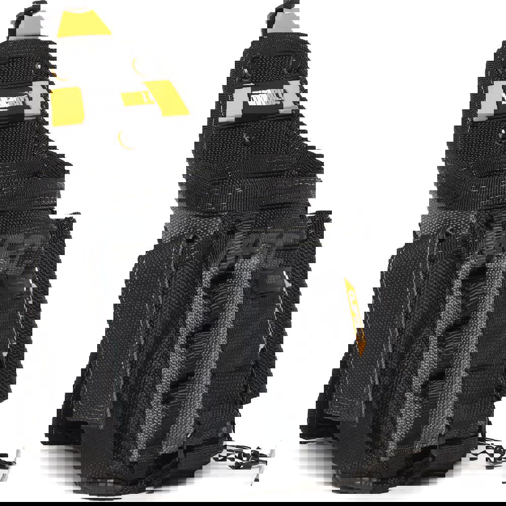 Tool Pouch: 5 Pockets, Polyester, Black