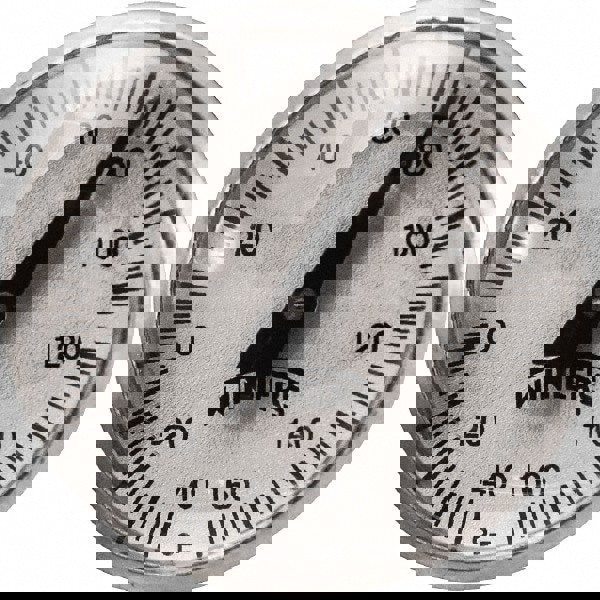 Bimetal Dial Thermometer: 0 to 160 &deg; F, 1