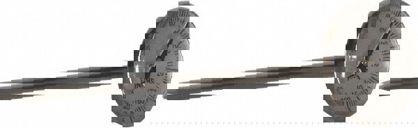 Bimetal Dial Thermometer: 0 to 250 &deg; F, 1