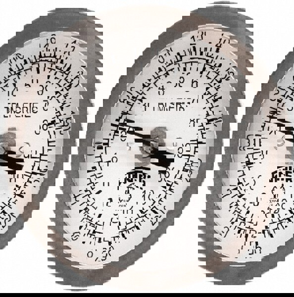 Bimetal Dial Thermometer: 0 to 250 &deg; F, 2
