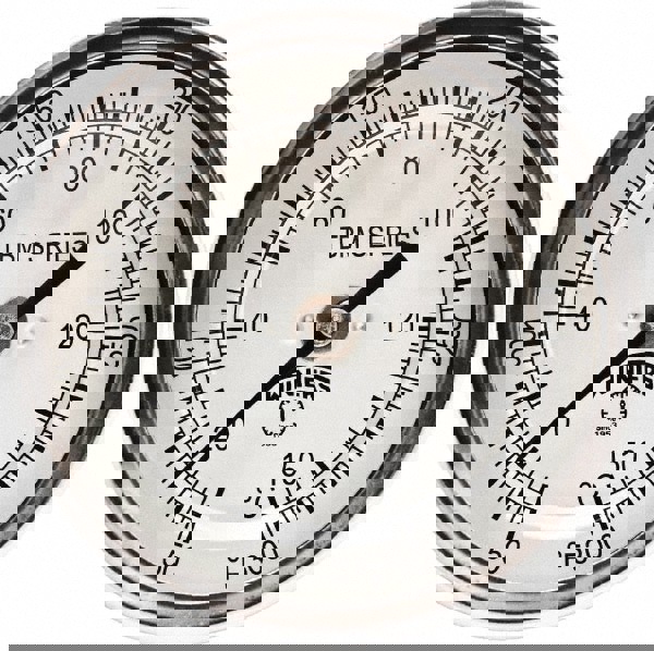 Bimetal Dial Thermometer: 50 to 300 &deg; F, 3