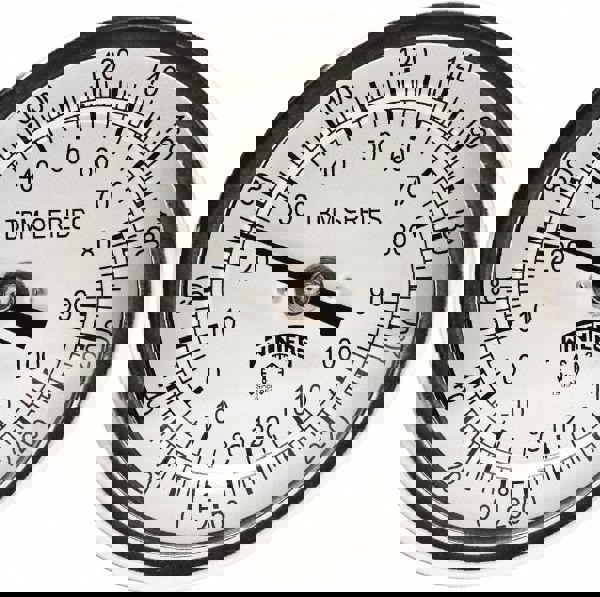 Bimetal Dial Thermometer: -40 to 250 &deg; F, 3