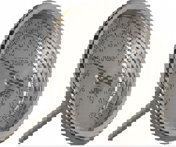 Bimetal Dial Thermometer: 20 to 240 &deg; F, 3