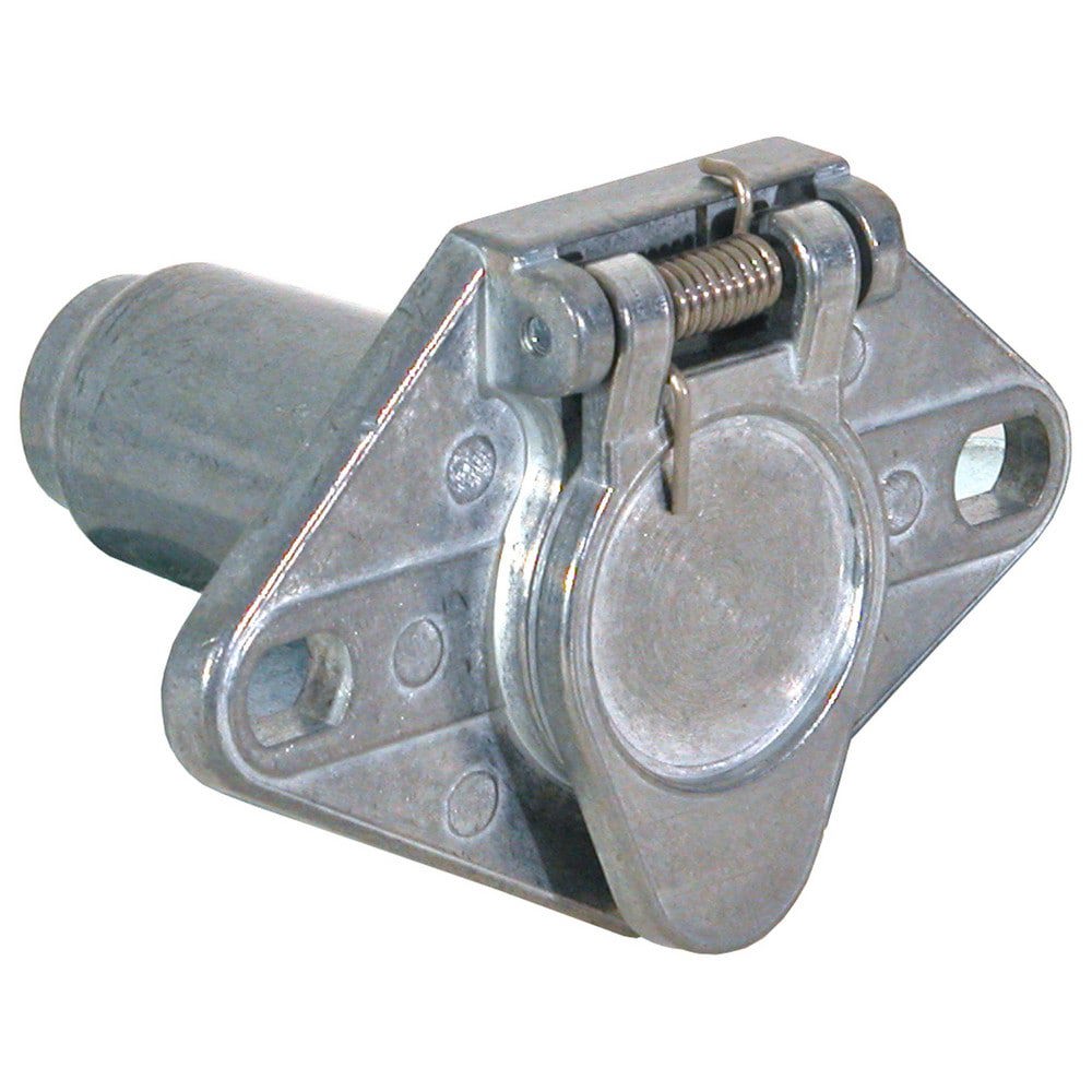 Automotive Wiring Connectors; Product Type: Trailer Connector ; Fits Vehicle Make: Universal ; Material: Die-Cast Zinc ; Warranty: 1 Year ; Number Of Pins: 6 ; UNSPSC Code: 39121409