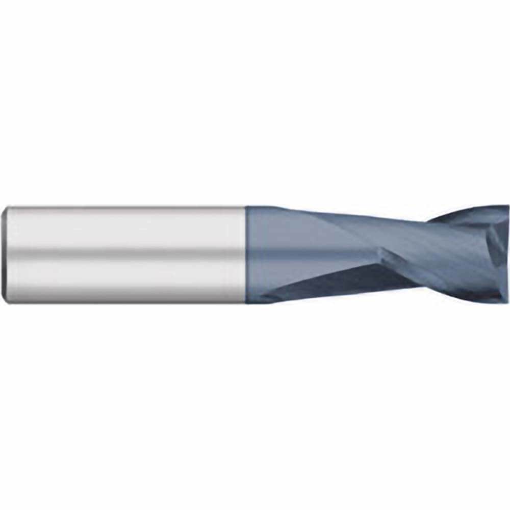 Square End Mill: 1'' Dia, 1-1/4'' LOC, 1'' Shank Dia, 3-1/2'' OAL, 2 Flutes, Solid Carbide
