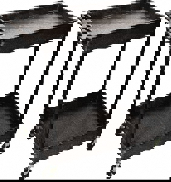 Shelf Utility Cart: Plastic, Black