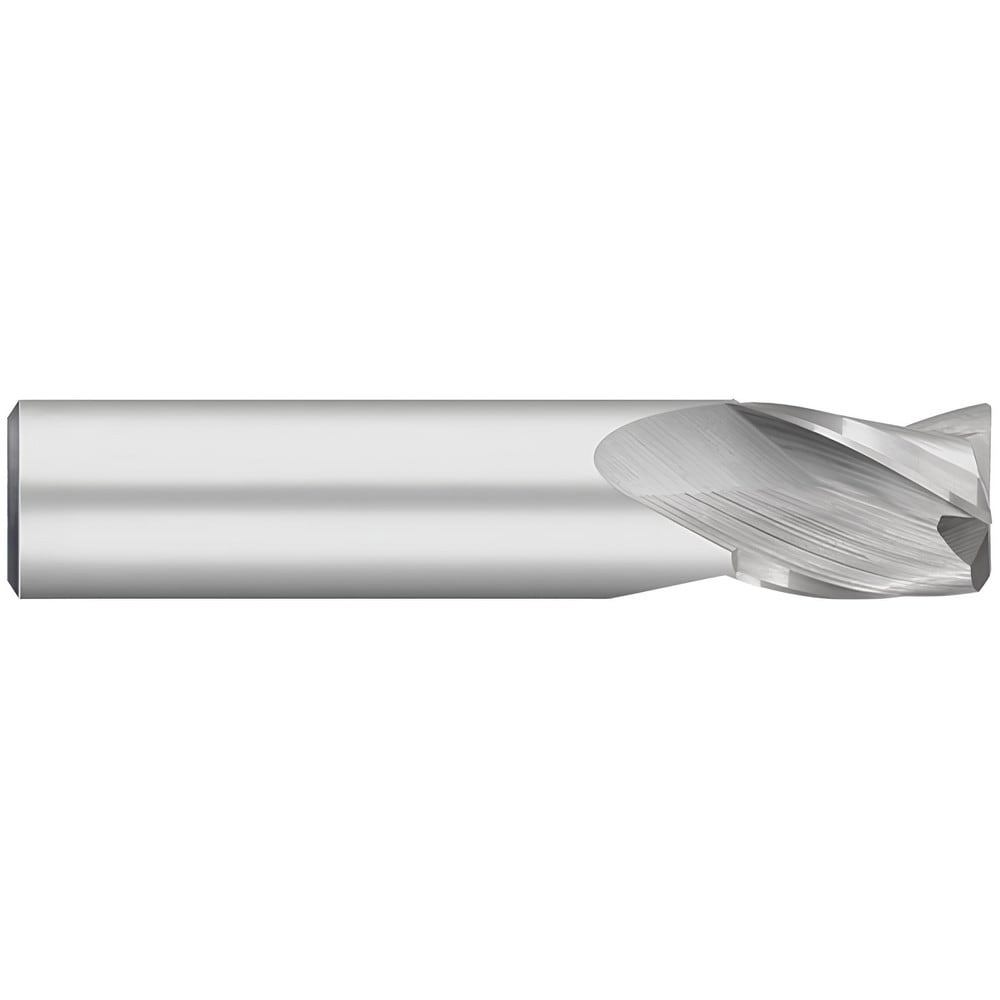 Corner Radius & Corner Chamfer End Mills; Mill Diameter (Inch): 1/8 ; Mill Diameter (Decimal Inch): 0.1250 ; Number Of Flutes: 3 ; Length of Cut (Inch): 1/4 ; Single Or Double End: Single ; End Mill Material: Solid Carbide