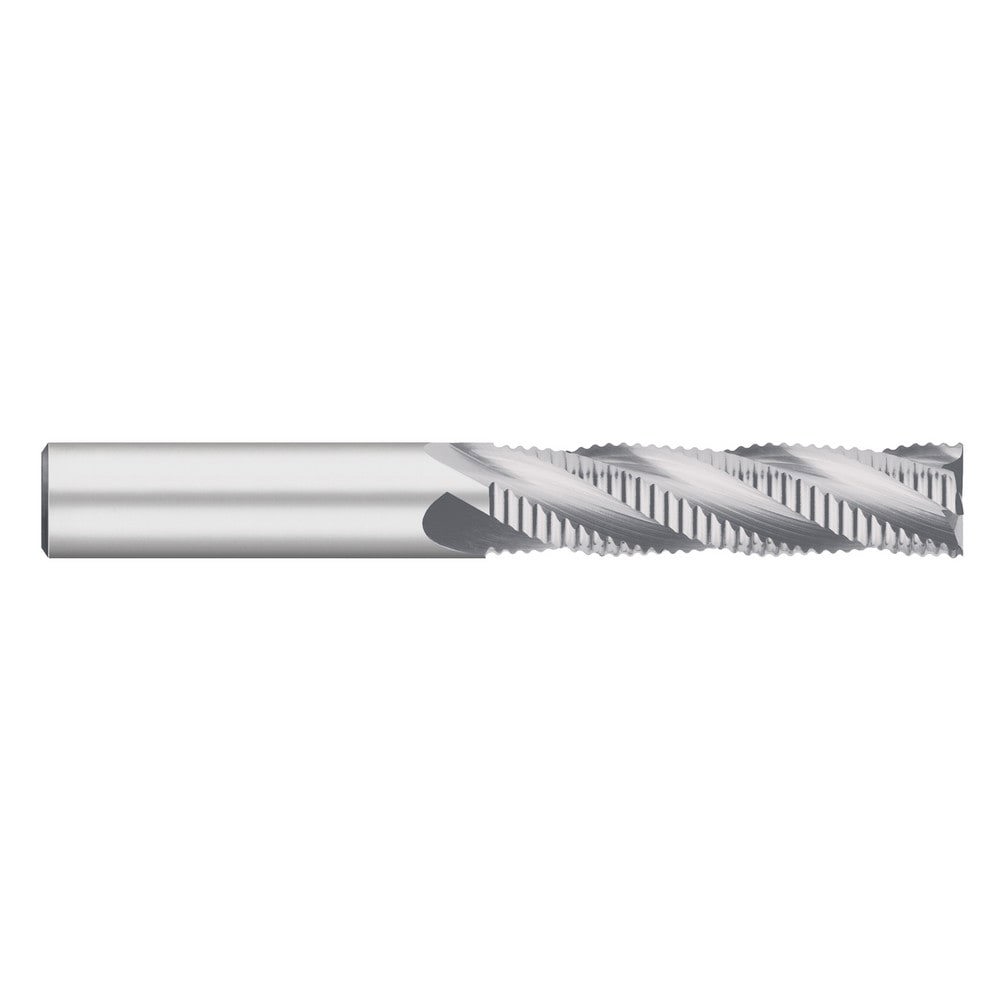 Roughing End Mills; Mill Diameter (Fractional Inch): 3/16 ; Number Of Flutes: 4 ; Pitch: Fine ; Length of Cut: 7/8 (Inch); Shank Diameter (Inch): 3/16 ; End Type: Square