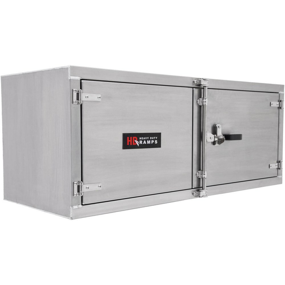 Truck Tool Storage Units; Type: Underbody Box ; For Use With: Flat-Bed, Platform & Step-Deck Trailers; Dump Truck Bodies; Medium & Heavy-Duty Trucks; Trailer Upfitters ; Storage Capacity (Cu. Ft.): 20 ; Color: Silver ; Material: Aluminum