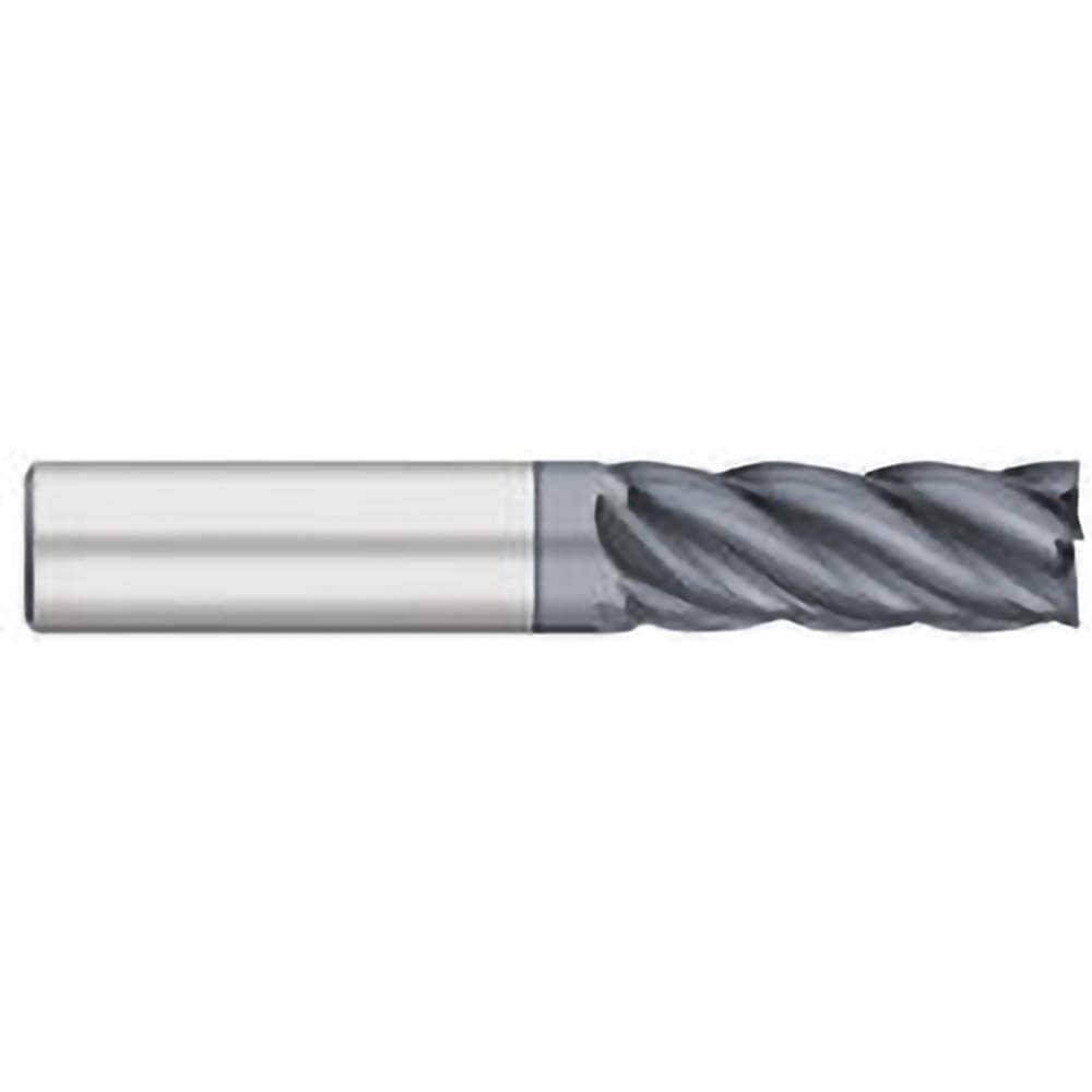 Square End Mill: 3/4'' Dia, 1-5/8'' LOC, 3/4'' Shank Dia, 4'' OAL, 5 Flutes, Solid Carbide