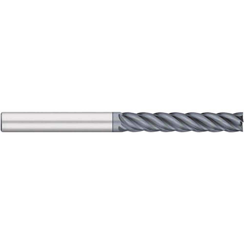 Square End Mill: 1'' Dia, 3'' LOC, 1'' Shank Dia, 6'' OAL, 5 Flutes, Solid Carbide