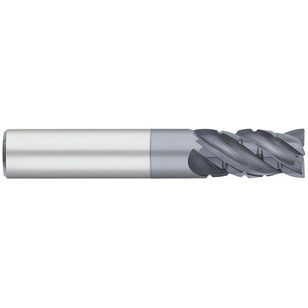 Corner Radius & Corner Chamfer End Mills; Mill Diameter (Inch): 1/2 ; Mill Diameter (Decimal Inch): 0.5000 ; Number Of Flutes: 4 ; Length of Cut (Inch): 1-1/2 ; Single Or Double End: Single ; End Mill Material: Solid Carbide