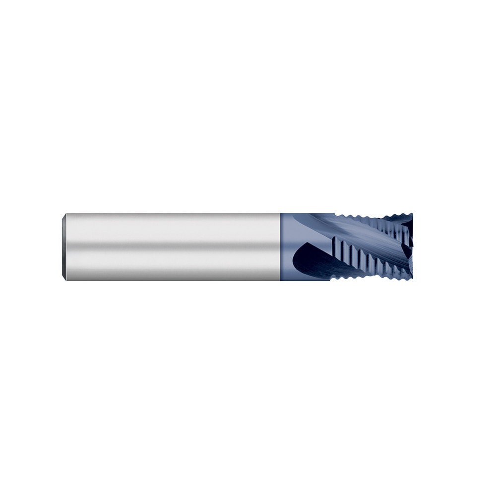 Roughing End Mills; Mill Diameter (Fractional Inch): 1/8 ; Number Of Flutes: 4 ; Pitch: Fine ; Length of Cut: 1/4 (Inch); Shank Diameter (Inch): 1/8 ; End Type: Square