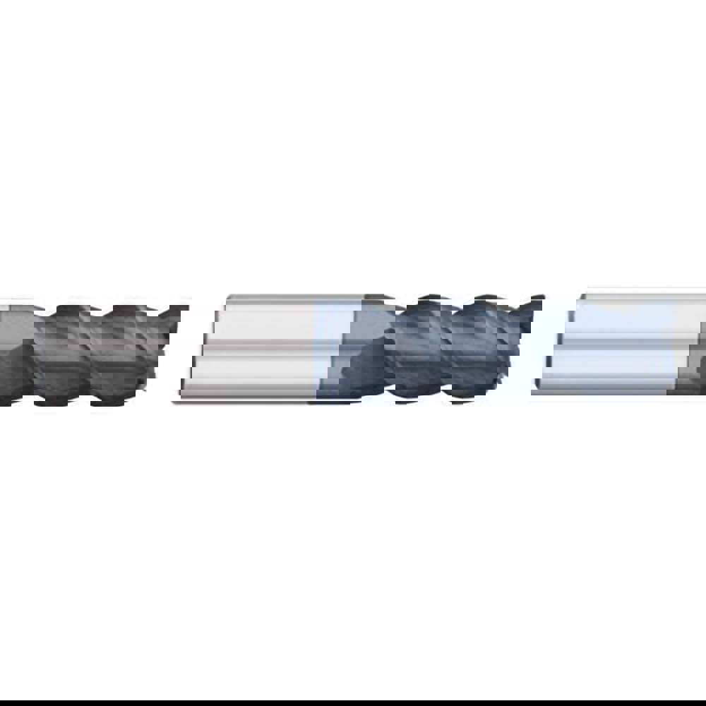 Square End Mill: 1/2'' Dia, 1-1/4'' LOC, 1/2'' Shank Dia, 3'' OAL, 3 Flutes, Solid Carbide