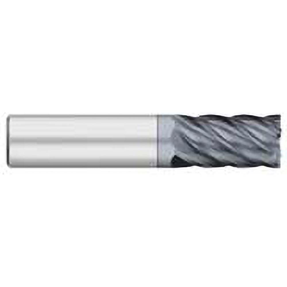 Square End Mill: 5/8'' Dia, 3/4'' LOC, 5/8'' Shank Dia, 3'' OAL, 6 Flutes, Solid Carbide