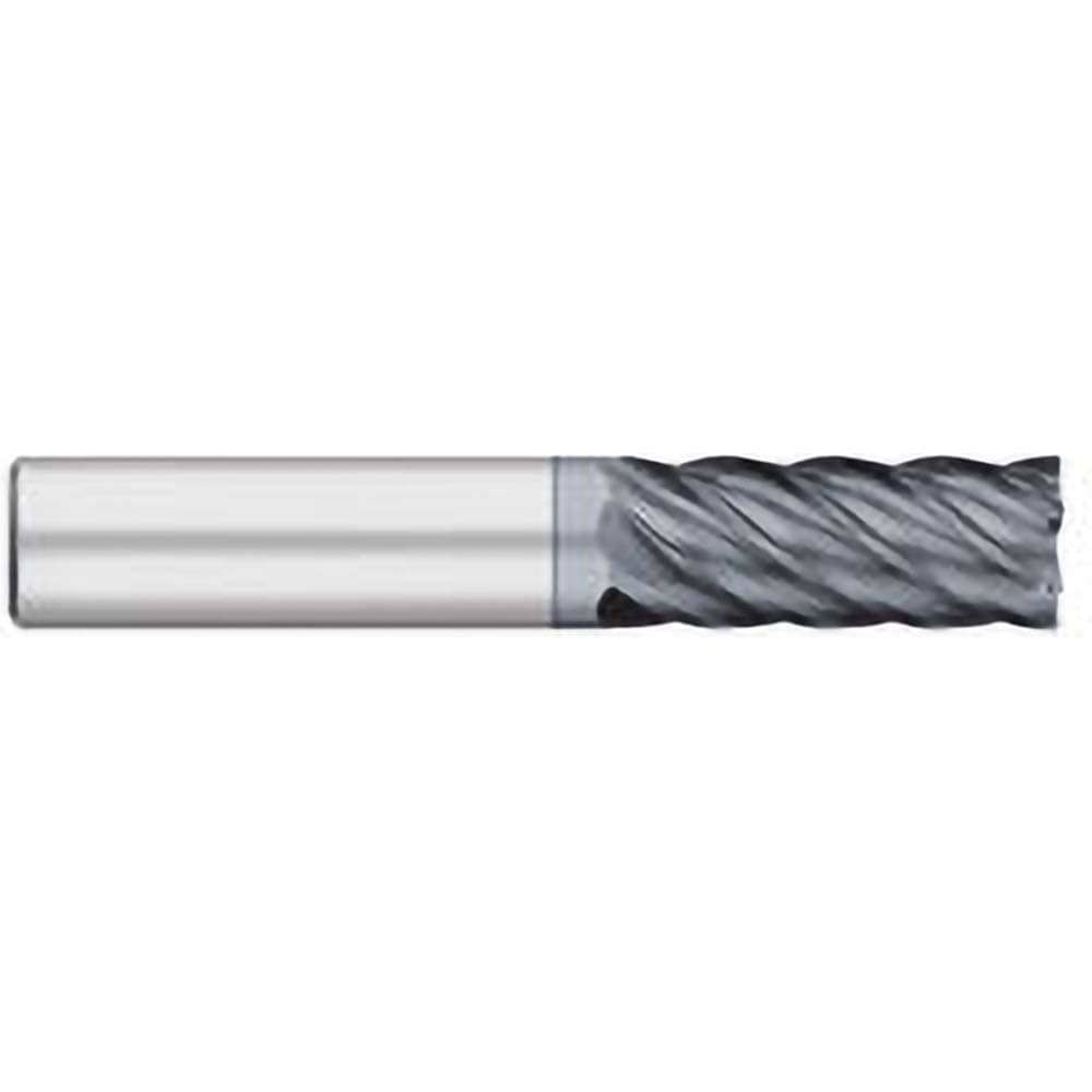 Square End Mill: 5/8'' Dia, 1-5/8'' LOC, 5/8'' Shank Dia, 3-1/2'' OAL, 6 Flutes, Solid Carbide