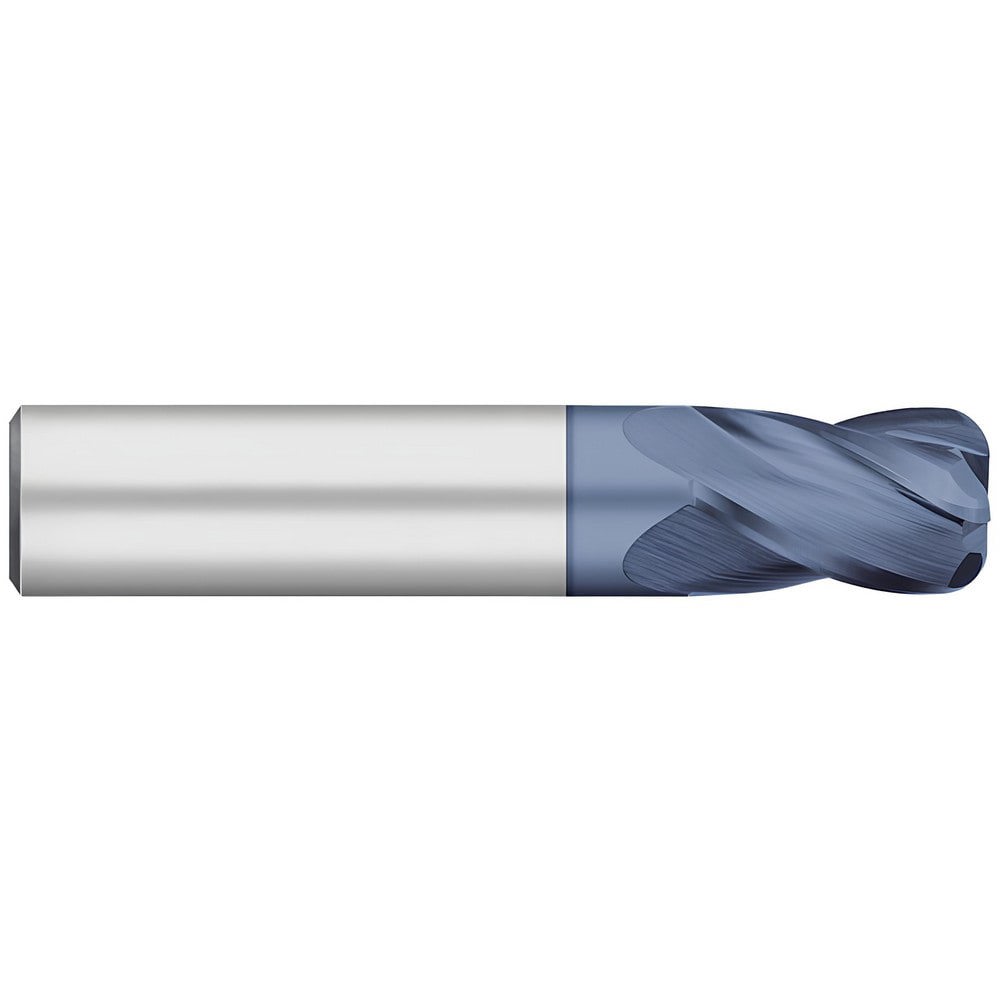 Corner Radius & Corner Chamfer End Mills; Mill Diameter (Inch): 1/2 ; Mill Diameter (Decimal Inch): 0.5000 ; Number Of Flutes: 4 ; Length of Cut (Inch): 5/8 ; Single Or Double End: Single ; End Mill Material: Solid Carbide