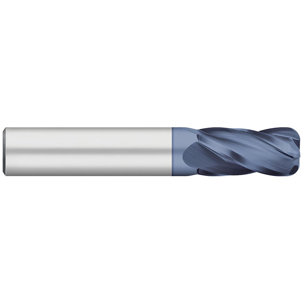 Corner Radius & Corner Chamfer End Mills; Mill Diameter (Inch): 1/4 ; Mill Diameter (Decimal Inch): 0.2500 ; Number Of Flutes: 4 ; Length of Cut (Inch): 3/4 ; Single Or Double End: Single ; End Mill Material: Solid Carbide