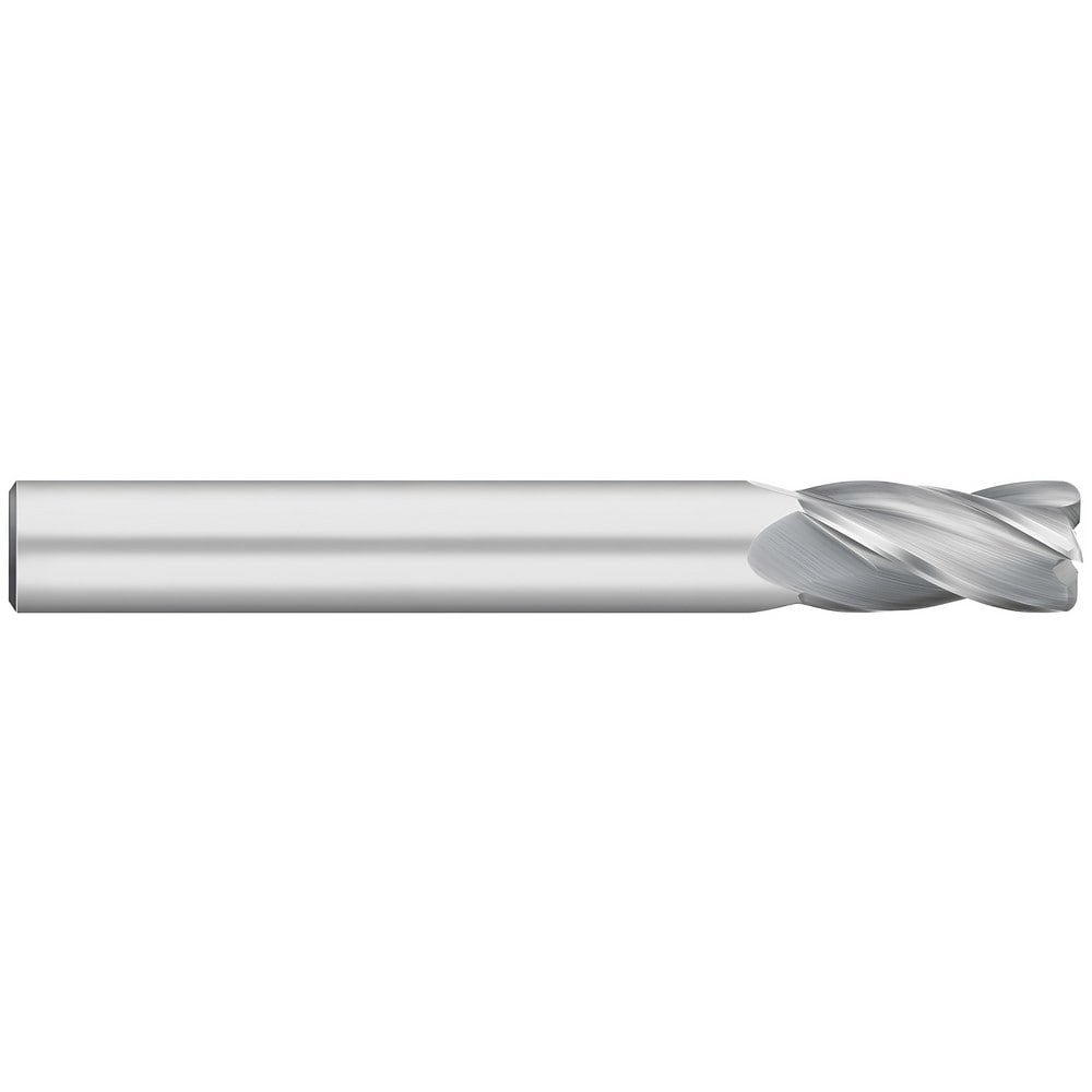 Corner Radius & Corner Chamfer End Mills; Mill Diameter (Inch): 1/8 ; Mill Diameter (Decimal Inch): 0.1250 ; Number Of Flutes: 4 ; Length of Cut (Inch): 3/4 ; Single Or Double End: Single ; End Mill Material: Solid Carbide