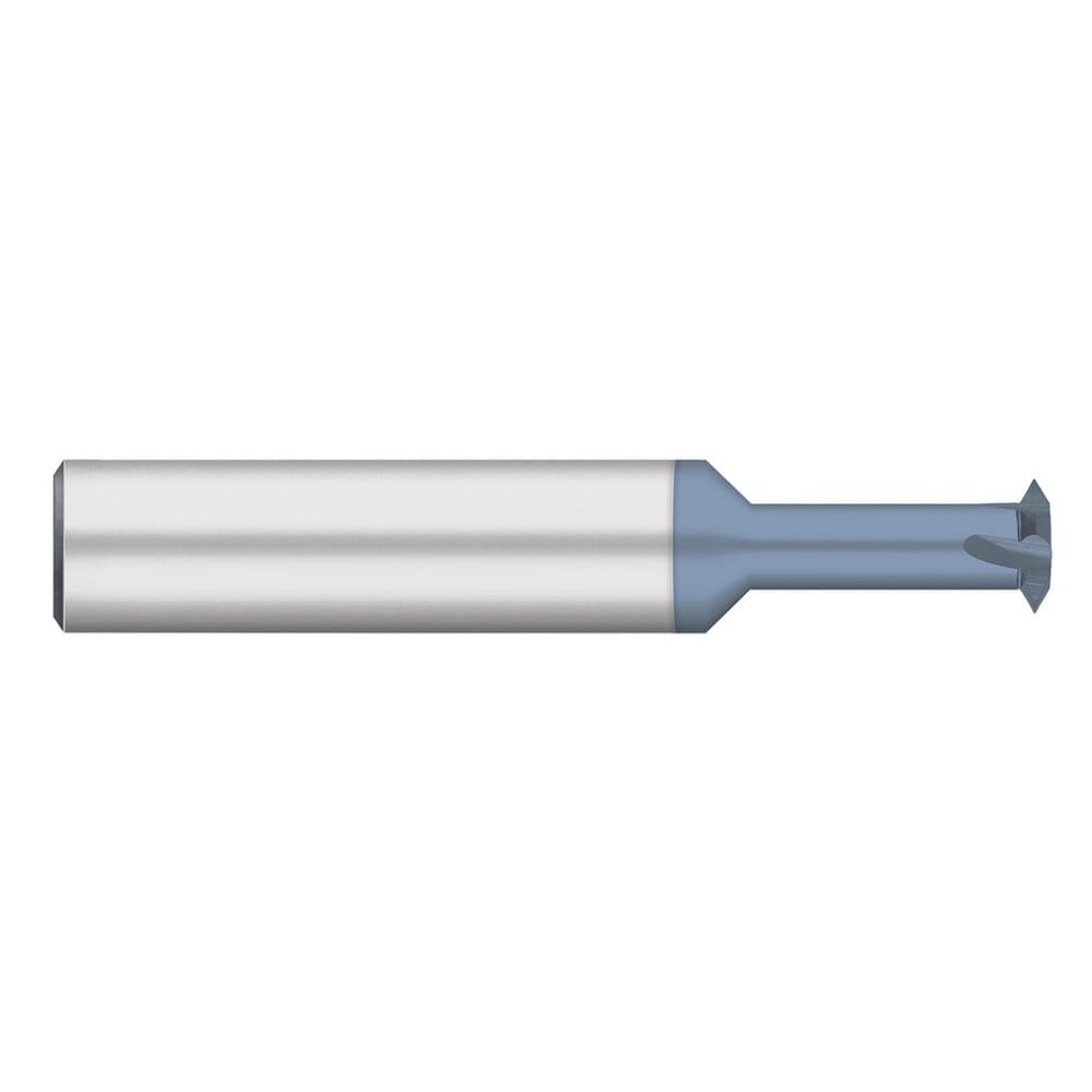 Single Profile Thread Mills; Maximum Threads Per Inch: 80 ; Minimum Pitch (Decimal Inch): 0.0179 ; Minimum Pitch (mm): 0.02 ; Minimum Threads Per Inch: 56 ; Maximum Pitch (Decimal Inch): 0.0156 ; Material: Solid Carbide