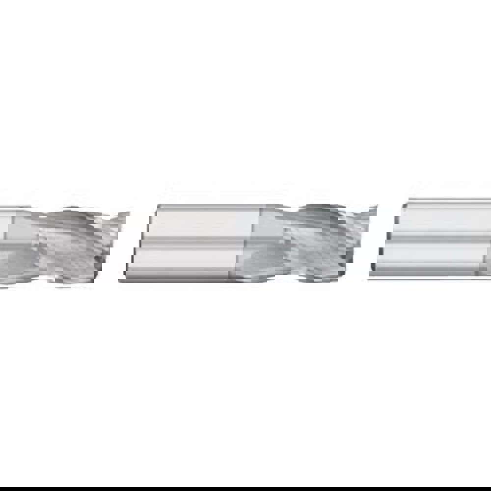 Square End Mill: 1/16'' Dia, 1/4'' LOC, 1/8'' Shank Dia, 1-1/2'' OAL, 3 Flutes, Solid Carbide