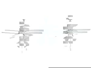 CCY WHIT 52 CEIL FAN 5BLD W/ LT KIT