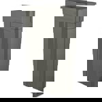 Trash Cans & Recycling Containers; Type: Trash Can ; Container Capacity: 23 ; Container Shape: Rectangle ; Lid Type: None ; Container Material: HDPE ; Color: Gray