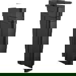 Trash Cans & Recycling Containers; Type: Trash Can ; Container Capacity: 23 ; Container Shape: Rectangle ; Lid Type: None ; Container Material: HDPE ; Color: Black