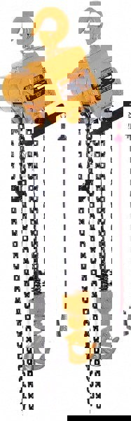 1 Ton Load Limit, 10' Max Height Top Hook Air Hoist
