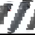 Trash Cans & Recycling Containers; Type: Utility ; Container Capacity: 44 ; Container Shape: Round ; Lid Type: None ; Container Material: HDPE ; Color: Gray