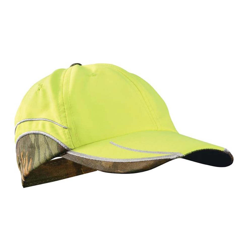 Baseball Cap: Size Universal, High-Visibility Yellow & Camouflage, Wicks Away Sweat & Moisture With 360 Degree Cooling