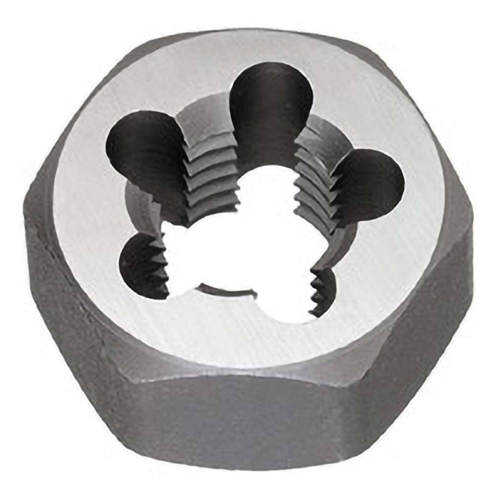 Hex Rethreading Die: 1/2-20 Thread, 1/2