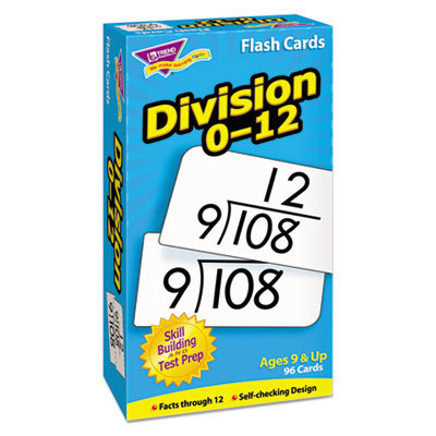 FLASH CARDS DIVISION 0-12