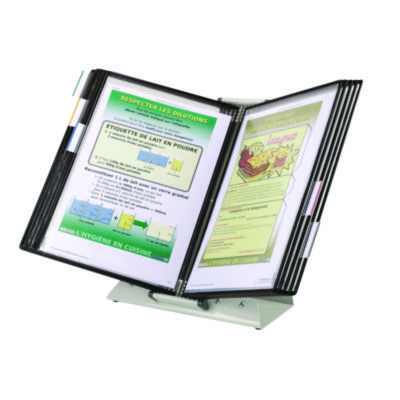 RACK,DESK,ANTIMCROBIAL,BK