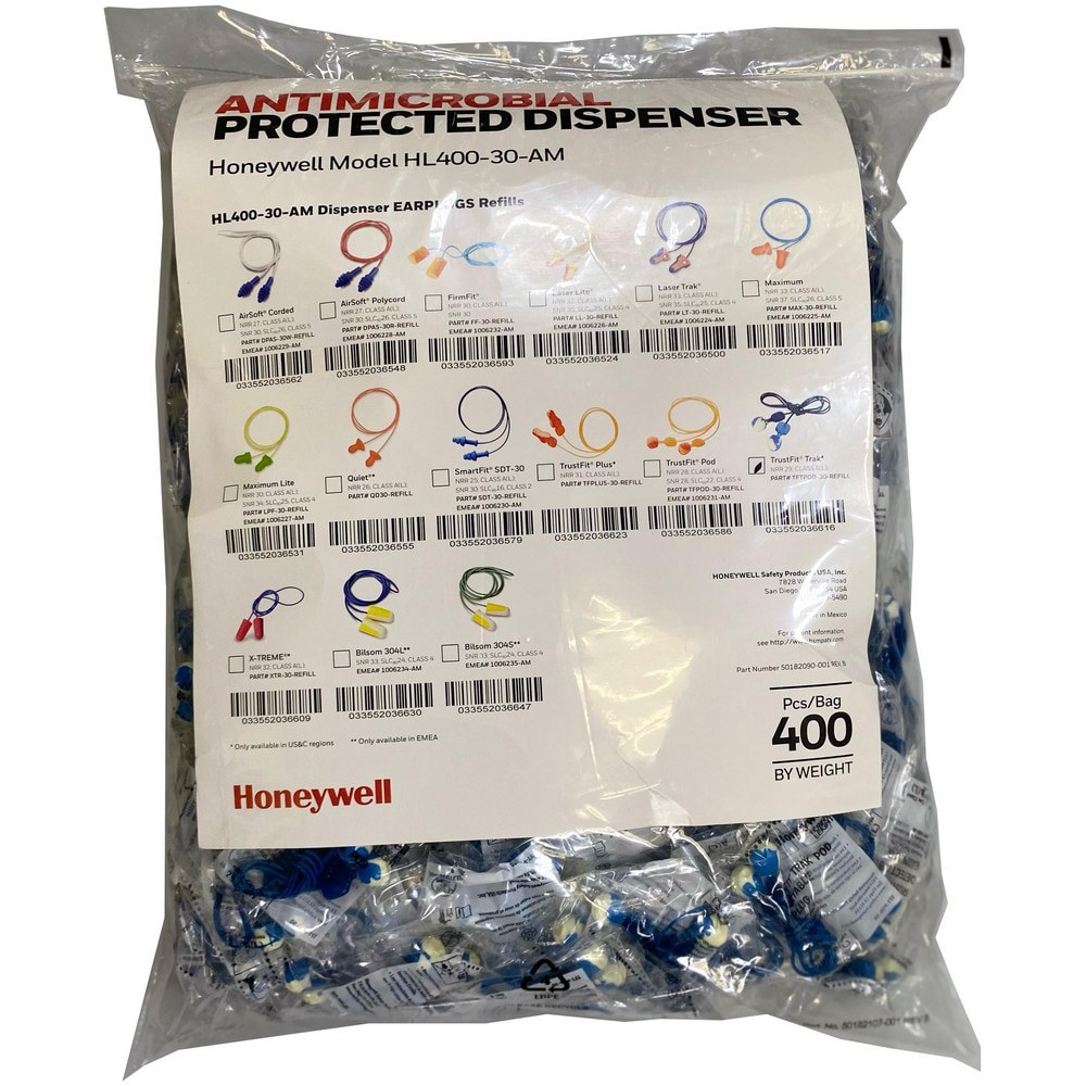 Earplug Dispensers & Refills; Plug Material: PU & TPE ; Plug Shape: Pod ; Noise Reduction Rating (dB): 29.00 ; Dispensing Method: Pull Out ; Disposable: Yes ; Insertion Method: Roll Down