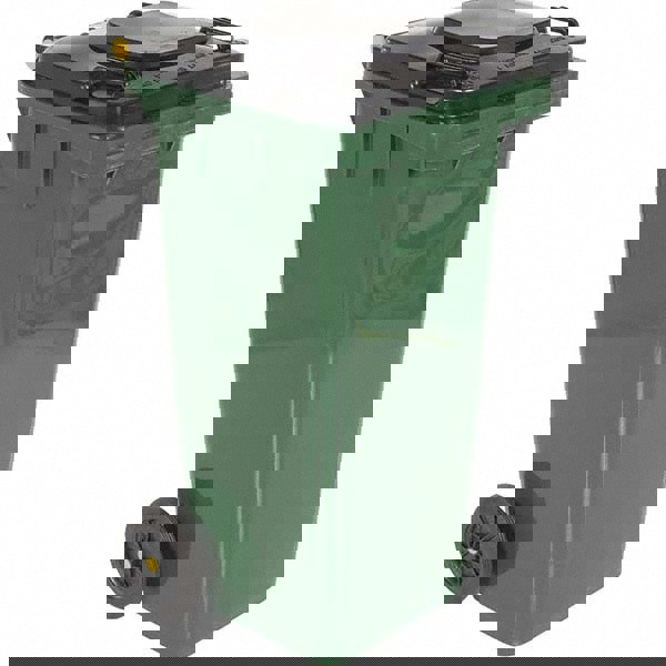 32 Gal Square Green Trash Can