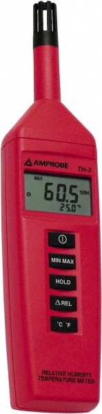 -4 to 140&deg;F, 0 to 100% Humidity Range, Temp and Humidity Recorder