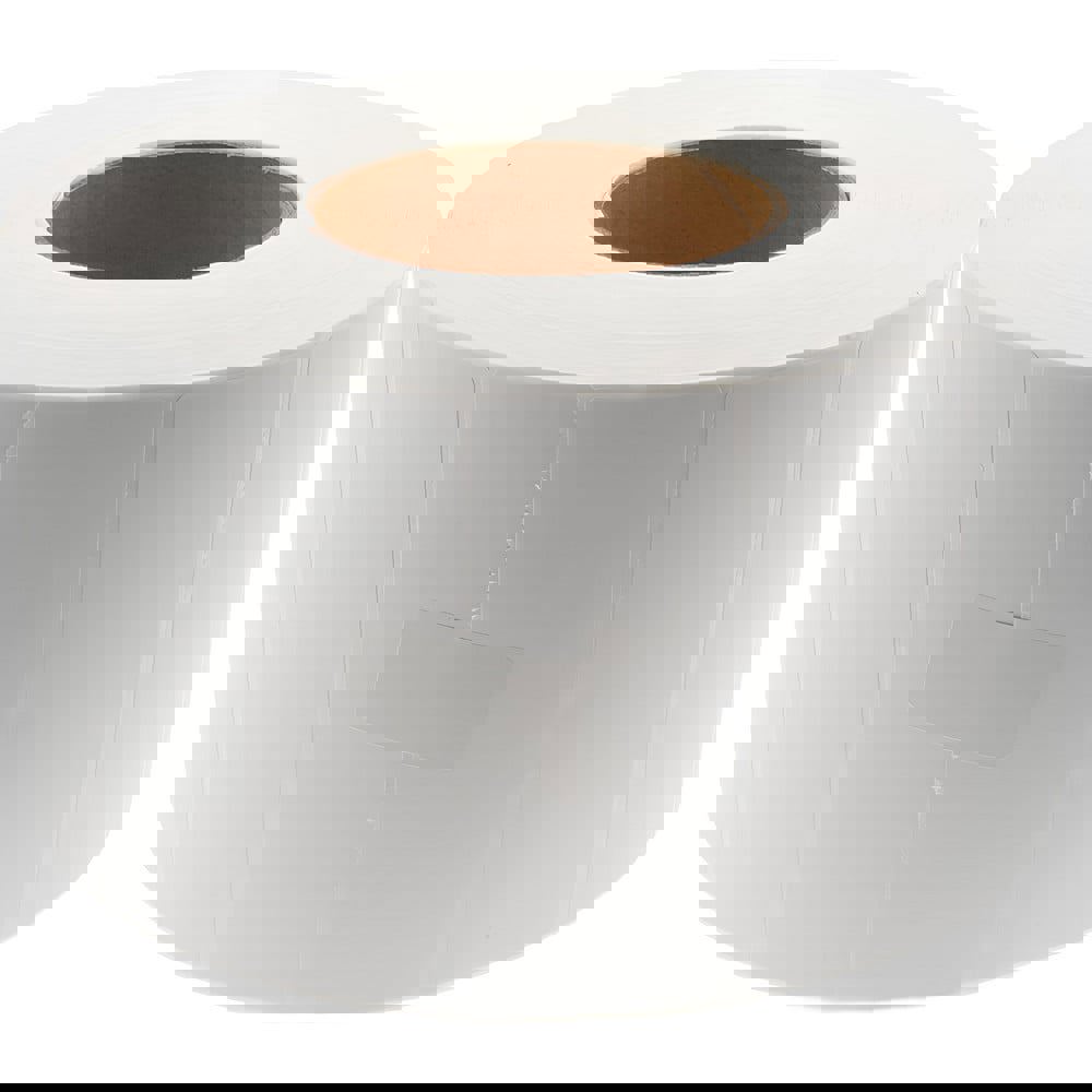 Label Maker Label: White, Matte Coated Facestock, 1-1/2