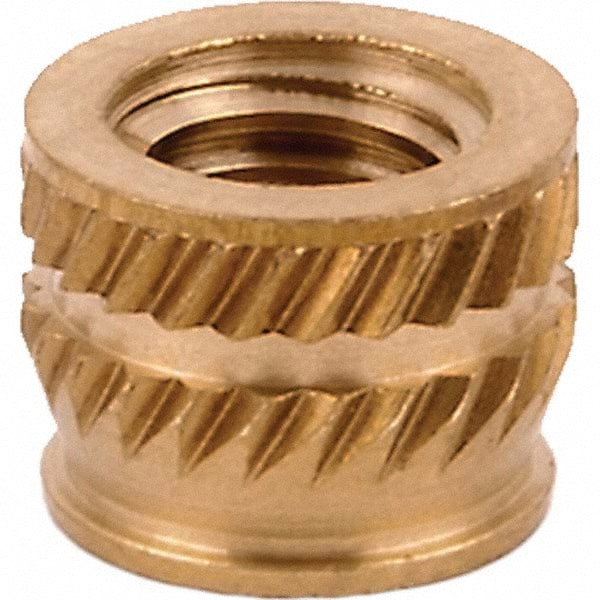 Tapered Hole Threaded Inserts; Product Type: Single Vane; System of Measurement: Metric; Thread Size (mm): M5x0.8; Overall Length (Decimal Inch): 0.2650; Thread Size: M5x0.8 mm; Insert Diameter (Decimal Inch): 0.3280; Pilot Diameter (Decimal Inch): 0.3080