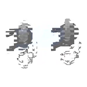 2 PVC FLAPPER CLR CONE