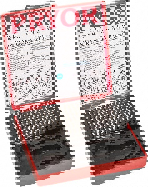 112 Piece, 3/32 Inch Character, Steel Ty