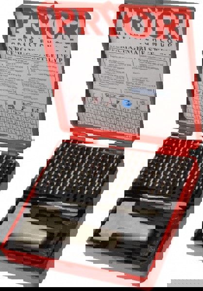 112 Piece, 1/16 Inch Character, Hardened