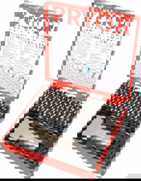 112 Piece, 3/32 Inch Character, Hardened Steel Type Set