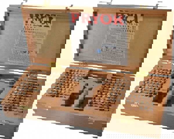 106 Piece, 1/4 Inch Character, Hardened Steel Type Set